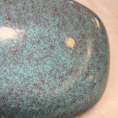 A Chinese robin’s egg-glazed 'Chilong' square brush pot and a brush washer — photo 10