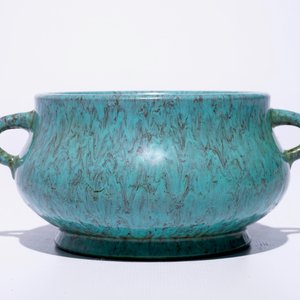 A Chinese robin's egg glazed censer, Yongzheng mark, 19/20th C. — 照片 4