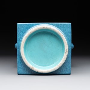A Chinese robin's egg-glazed 'cong' vase, 19th C. — photo 6