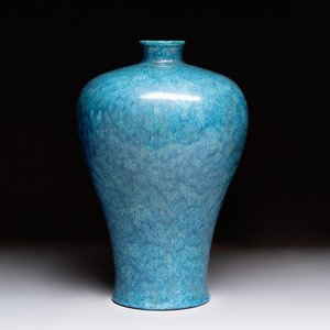 A Chinese robin's egg-glazed ‘meiping’ vase, 19/20th C. — photo 1