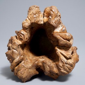 A Chinese rootwood brush pot, 18/19th C. — 照片 7