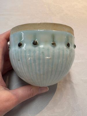 A Chinese russet-glazed qingbai Buddhist bowl, Song or later — photo 3