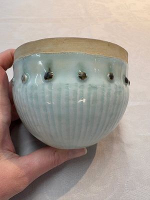 A Chinese russet-glazed qingbai Buddhist bowl, Song or later — photo 4