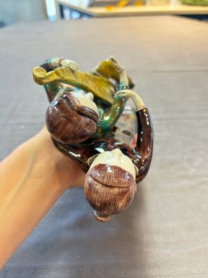 A Chinese sancai-glazed biscuit 'musician' group, Republic — foto 5