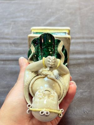 A Chinese sancai-glazed figure of Sudhana, 19th C. — 照片 6