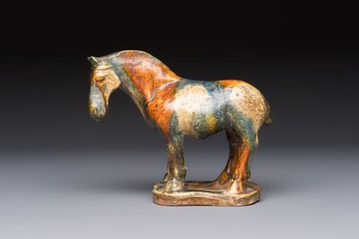 A Chinese sancai-glazed horse, probably Tang — photo 1