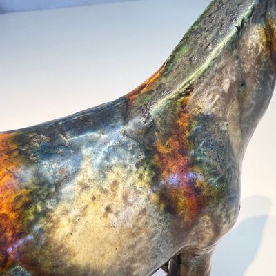 A Chinese sancai-glazed horse, probably Tang — photo 12