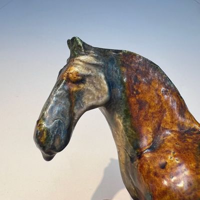 A Chinese sancai-glazed horse, probably Tang — photo 14