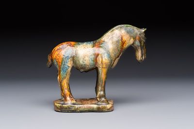 A Chinese sancai-glazed horse, probably Tang — photo 4