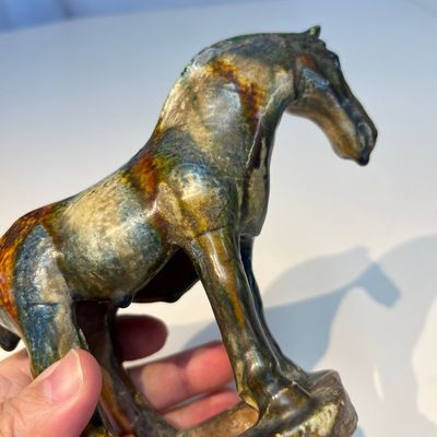 A Chinese sancai-glazed horse, probably Tang — photo 10