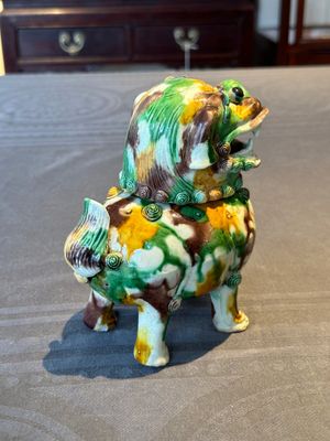 A Chinese sancai 'luduan' censer, Kangxi — 照片 4