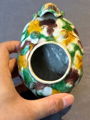 A Chinese sancai 'luduan' censer, Kangxi — 照片 8