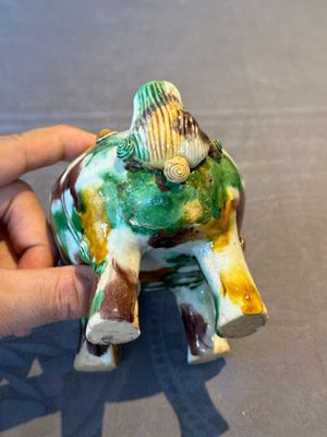 A Chinese sancai 'luduan' censer, Kangxi — 照片 10