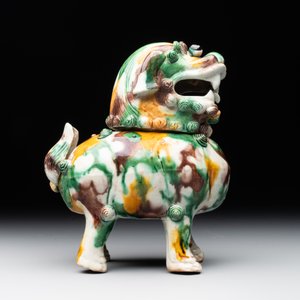 A Chinese sancai 'luduan' censer, Kangxi — 照片 5