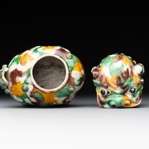 A Chinese sancai 'luduan' censer, Kangxi — 照片 6
