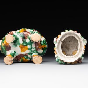 A Chinese sancai 'luduan' censer, Kangxi — 照片 7