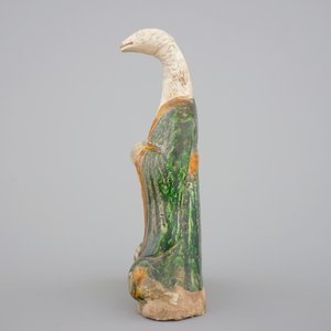 A Chinese Sancai pottery zodiac figure, presumably Ming Dynasty — photo 3
