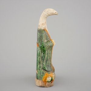 A Chinese Sancai pottery zodiac figure, presumably Ming Dynasty — photo 5