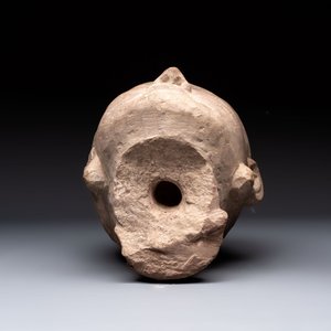 A Chinese sandstone head of a Luohan, early Qing — photo 6