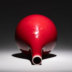 A Chinese sang-de-boeuf bottle vase, 19th C. — 照片 4