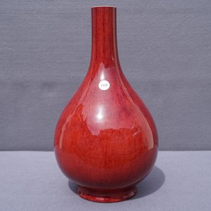 A Chinese sang de boeuf bottle vase, Qianlong/Jiaqing — 照片 11