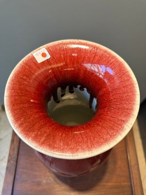A Chinese sang-de-boeuf-glazed vase, 19th C. — 照片 3