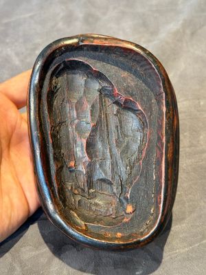A Chinese scholar's rock on wooden stand, Ming or later — photo 12
