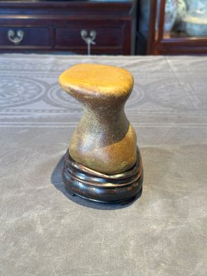 A Chinese scholar's rock on wooden stand, Ming or later — photo 2