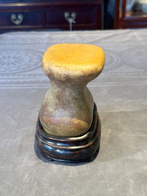A Chinese scholar's rock on wooden stand, Ming or later — photo 4