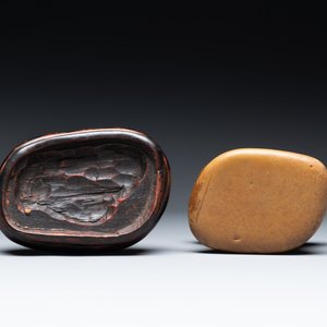 A Chinese scholar's rock on wooden stand, Ming or later — photo 13