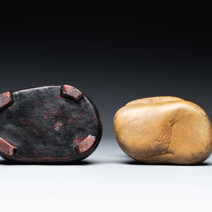 A Chinese scholar's rock on wooden stand, Ming or later — photo 14