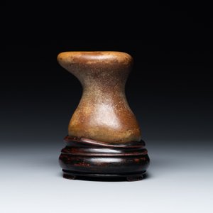A Chinese scholar's rock on wooden stand, Ming or later — photo 5