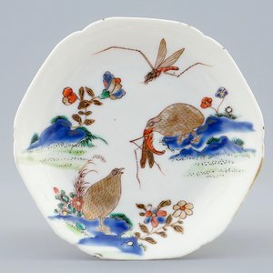 A Chinese semi-eggshell cup and saucer with quails, Yongzheng/Qianlong — photo 2