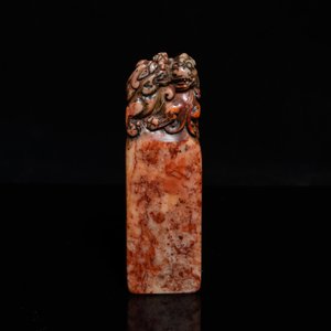 A Chinese Shoushan soapstone seal, Qing — photo 2