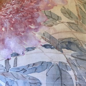 A Chinese silk painting depicting peony flowers, 19th C. — photo 9