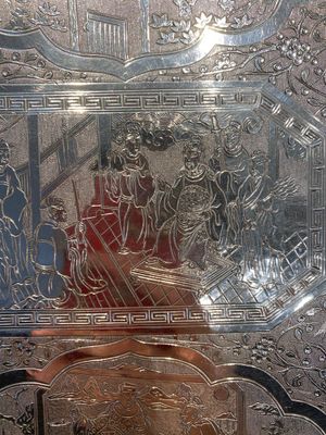 A Chinese silver 4-piece tea service on tray, Tu Mao Xing mark 塗茂興, 19th C. — 照片 61