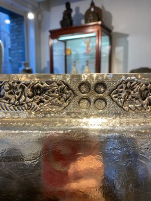 A Chinese silver 4-piece tea service on tray, Tu Mao Xing mark 塗茂興, 19th C. — 照片 67