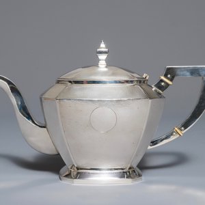 A Chinese silver art deco tea service on tray, Republic, 1st half 20th C. — photo 11