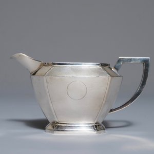 A Chinese silver art deco tea service on tray, Republic, 1st half 20th C. — photo 18