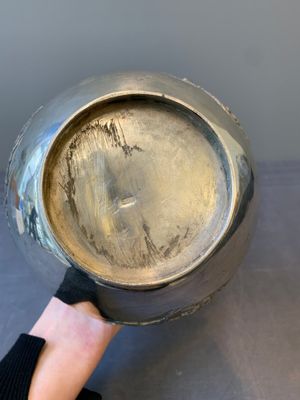 A Chinese silver 'battle scenes' 'yuhuchunping' vase, 19/20th C. — foto 13