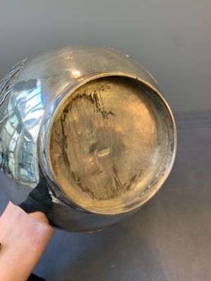 A Chinese silver 'battle scenes' 'yuhuchunping' vase, 19/20th C. — foto 14
