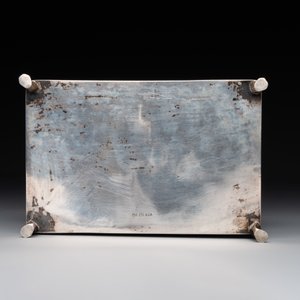 A Chinese silver 'dragon' box and a tobacco box, Sheng chang 昇昌 mark, 19th C. — photo 12
