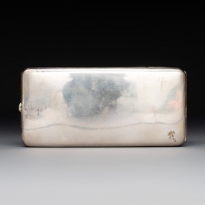 A Chinese silver 'dragon' box and a tobacco box, Sheng chang 昇昌 mark, 19th C. — photo 14