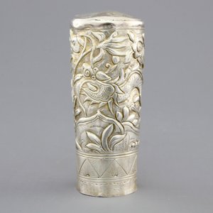 A Chinese silver dragon cane handle, 19th C. — photo 2