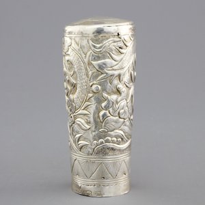 A Chinese silver dragon cane handle, 19th C. — photo 4