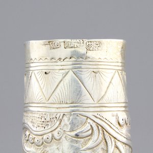 A Chinese silver dragon cane handle, 19th C. — photo 8