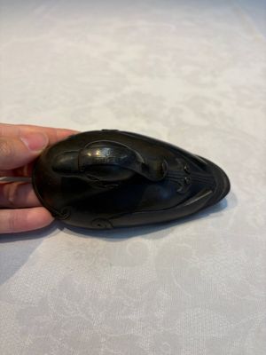 A Chinese silver-inlaid bronze 'Mandarin Duck' censer and cover, Ming — photo 4