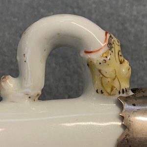 A Chinese silver-mounted iron red 'dragon and phoenix' vase, Kangxi — photo 13