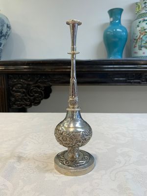 A Chinese silver rose water sprinkler for the Ottoman market, Jin Ji 覲記 mark, 18/19th C. — photo 3