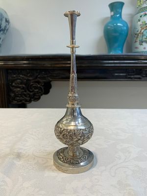 A Chinese silver rose water sprinkler for the Ottoman market, Jin Ji 覲記 mark, 18/19th C. — photo 5
